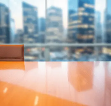 Board room chair and table